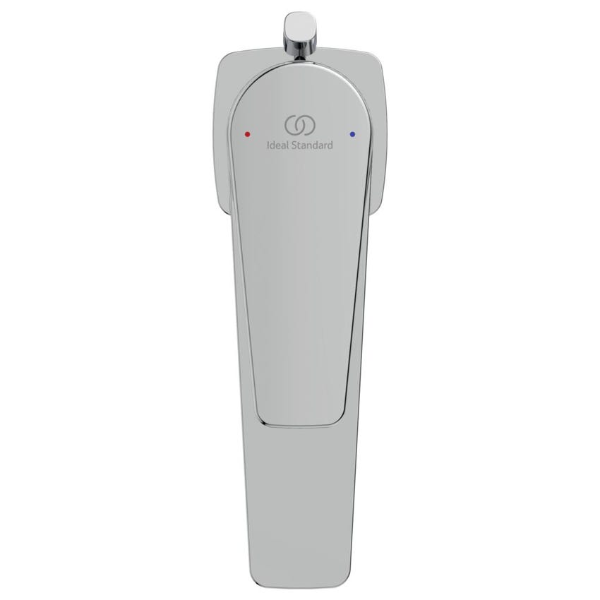 Immagine di Ideal Standard CERAFINE D miscelatore monocomando per lavabo H.14 cm, con asta di comando e scarico piletta da 1-1/4", finitura cromo BC685AA