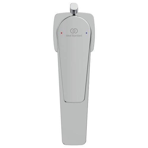 Immagine di Ideal Standard CERAFINE D miscelatore monocomando per lavabo H.16 cm, con asta di comando e scarico piletta da 1-1/4", finitura cromo BC686AA