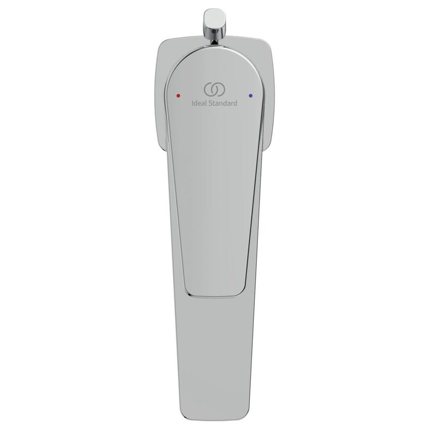 Immagine di Ideal Standard CERAFINE D miscelatore monocomando per lavabo H.16 cm, con asta di comando e scarico piletta da 1-1/4", finitura cromo BC686AA