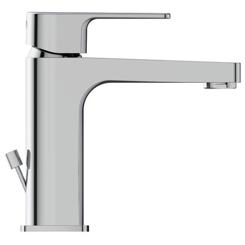 Immagine di Ideal Standard CERAFINE D miscelatore monocomando per lavabo H.16 cm, con asta di comando e scarico piletta da 1-1/4", finitura cromo BC686AA