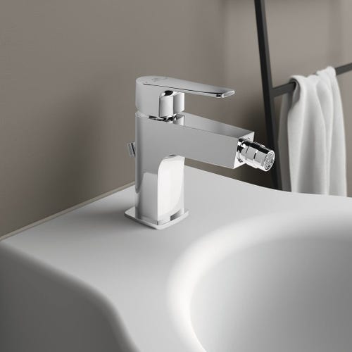 Immagine di Ideal Standard CERAFINE D miscelatore monocomando bidet, con scarico, finitura cromo BC691AA