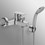 Immagine di Ideal Standard CERAFINE D miscelatore monocomando esterno per vasca/doccia, con doccetta 1 funzione, supporto a muro e flessibile 150 cm, finitura cromo BC693AA