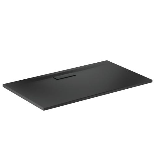 Immagine di Ideal Standard ULTRAFLAT NEW piatto doccia rettangolare L.120 P.70 cm, in acrilico, colore nero finitura opaco T4476V3