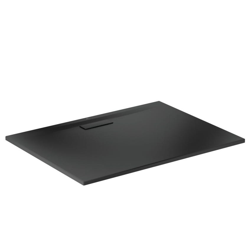 Immagine di Ideal Standard ULTRAFLAT NEW piatto doccia rettangolare L.120 P.90 cm, in acrilico, colore nero finitura opaco T4483V3