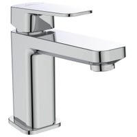 Immagine di Ideal Standard TONIC II miscelatore monocomando H.15 cm per lavabo, senza asta di comando scarico e piletta, bocca di erogazione fissa, finitura cromo A6327AA
