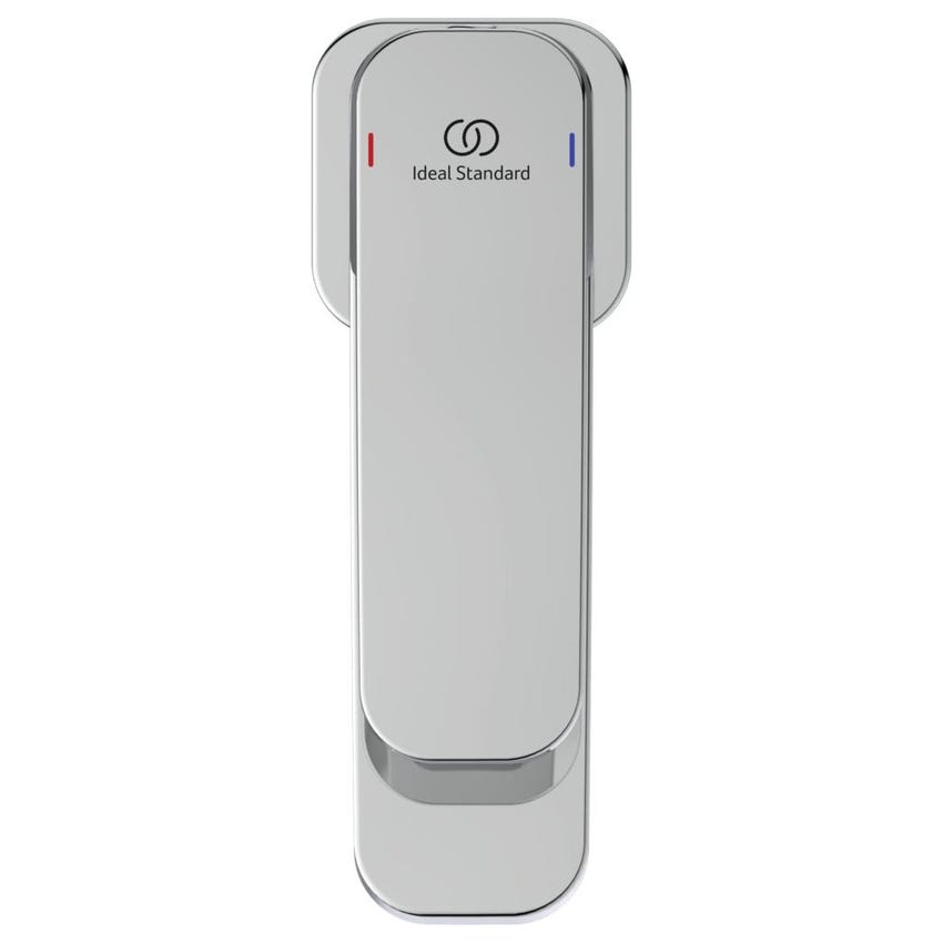 Immagine di Ideal Standard TONIC II miscelatore monocomando H.14 cm per lavabo, senza asta di comando scarico e piletta, con bocca di erogazione fissa, finitura cromo A6331AA