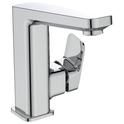 Immagine di Ideal Standard TONIC II miscelatore monocomando lavabo, con asta di comando scarico e piletta, con bocca di erogazione alta e fissa, finitura cromo A6332AA