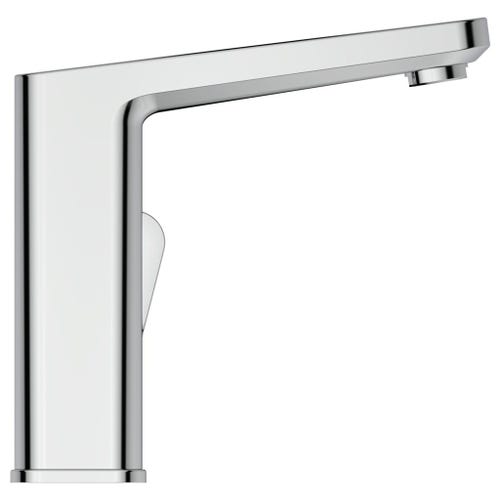 Immagine di Ideal Standard TONIC II miscelatore monocomando lavabo, senza asta di comando scarico e piletta, con bocca di erogazione alta e fissa, finitura cromo A6333AA