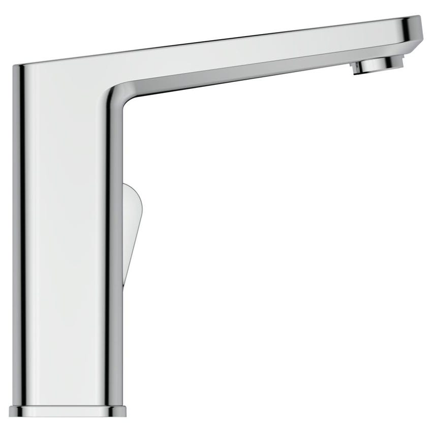 Immagine di Ideal Standard TONIC II miscelatore monocomando lavabo, senza asta di comando scarico e piletta, con bocca di erogazione alta e fissa, finitura cromo A6333AA