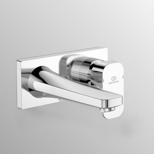 Immagine di Ideal Standard TONIC II miscelatore monocomando lavabo per installazione a parete, finitura cromo A6334AA
