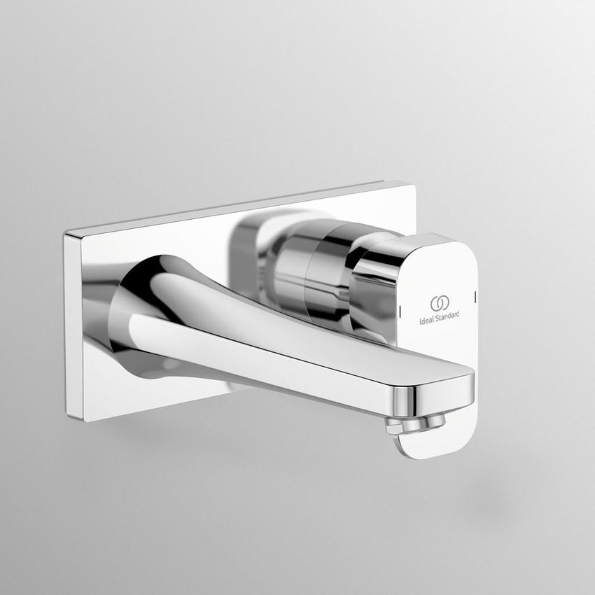 Immagine di Ideal Standard TONIC II miscelatore monocomando lavabo per installazione a parete, finitura cromo A6334AA