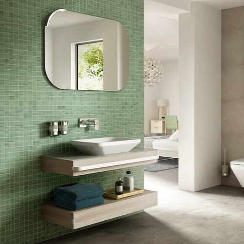 Immagine di Ideal Standard TONIC II miscelatore monocomando lavabo per installazione a parete, finitura cromo A6334AA