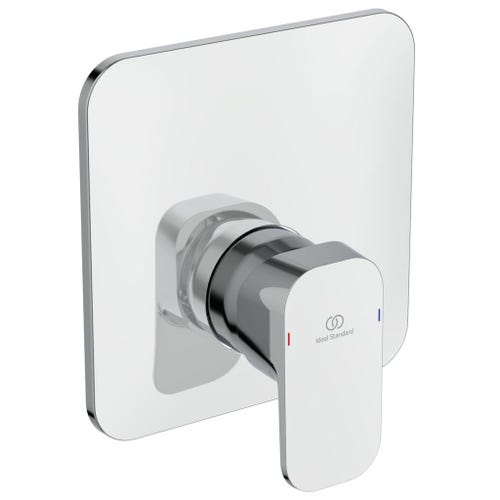 Immagine di Ideal Standard TONIC II miscelatore monocomando ad incasso per doccia, solo parti esterne, finitura cromo A6342AA