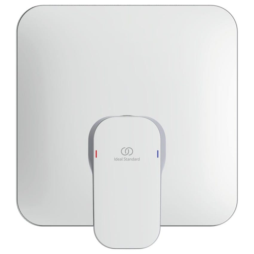 Immagine di Ideal Standard TONIC II miscelatore monocomando ad incasso per doccia, solo parti esterne, finitura cromo A6342AA