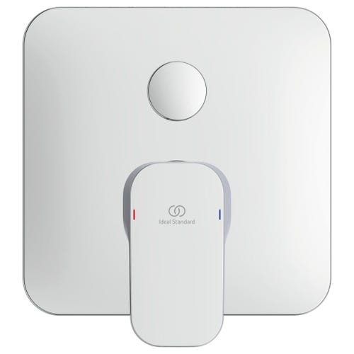 Immagine di Ideal Standard TONIC II miscelatore monocomando ad incasso per vasca/doccia, solo parti esterne, finitura cromo A6343AA