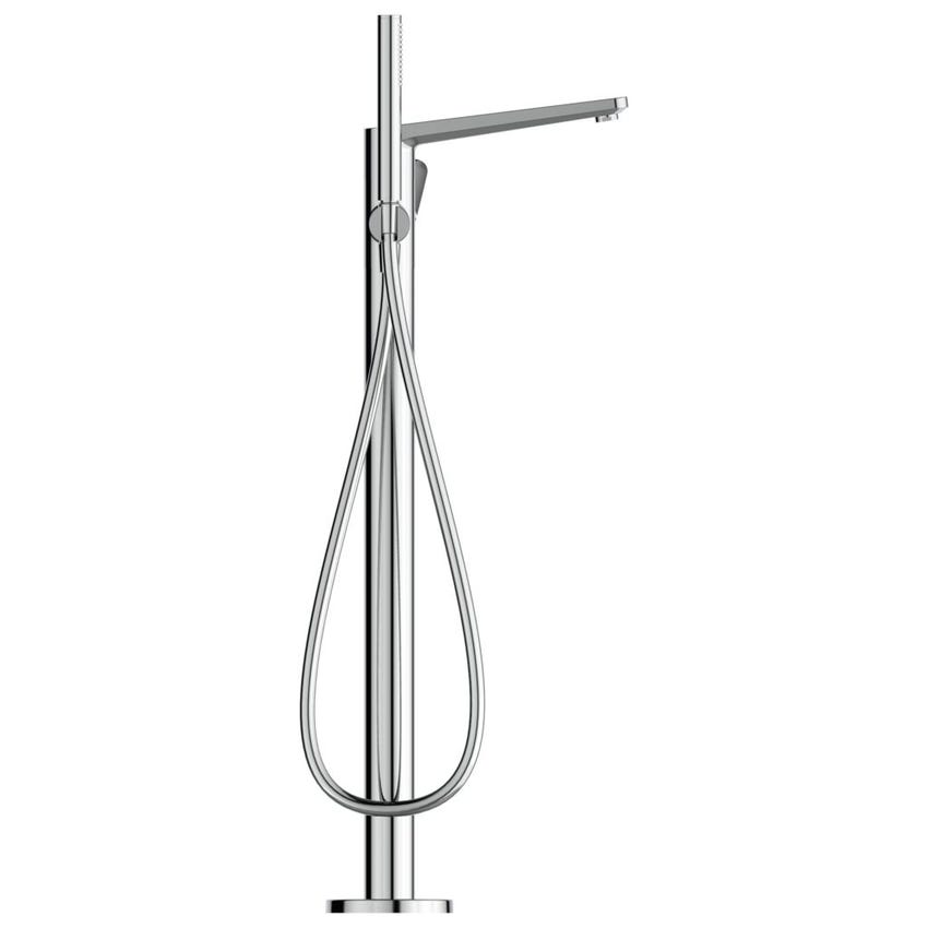 Immagine di Ideal Standard TONIC II gruppo miscelatore da appoggio per vasca centro stanza, finitura cromo A6347AA
