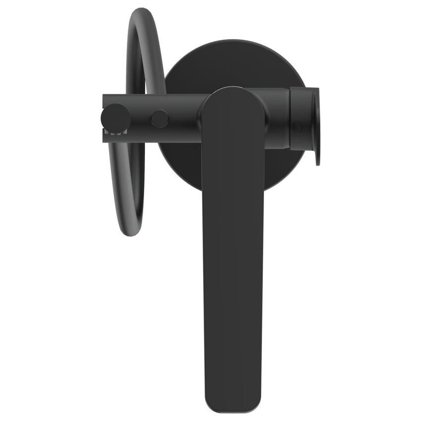 Immagine di Ideal Standard TONIC II gruppo miscelatore da appoggio per vasca centro stanza, colore nero finitura opaco A6347XG