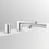 Immagine di Ideal Standard TONIC II gruppo bordo vasca a 3 fori, bocca d’erogazione con deviatore integrato, finitura cromo A6348AA