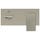 Ideal Standard CONCA miscelatore monocomando lavabo P.18 cm per installazione a parete, finitura silver storm A7371GN