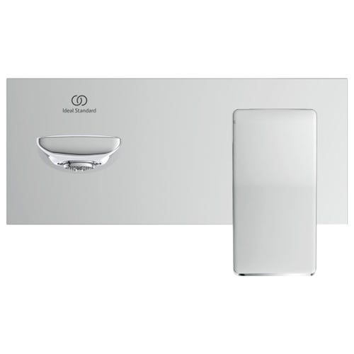 Immagine di Ideal Standard CONCA miscelatore monocomando lavabo P.23 cm per installazione a parete, finitura cromo A7372AA