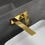 Immagine di Ideal Standard CONCA miscelatore monocomando lavabo P.23 cm per installazione a parete, finitura brushed gold A7372A2
