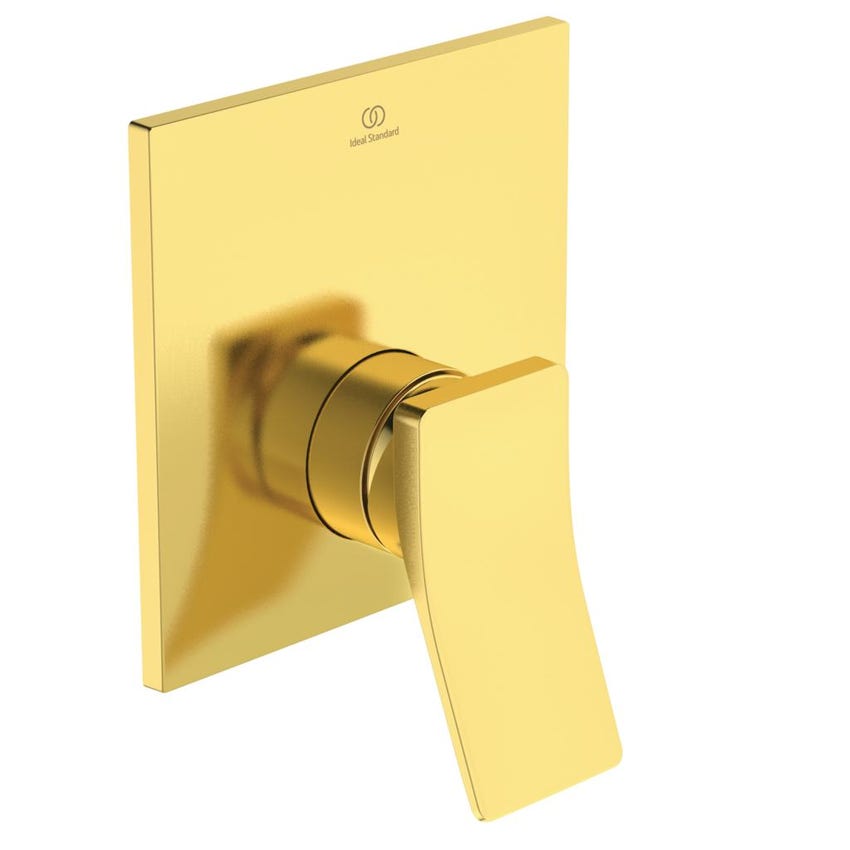 Immagine di Ideal Standard CONCA miscelatore monocomando ad incasso per doccia, finitura brushed gold A7376A2