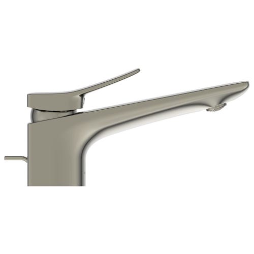 Immagine di Ideal Standard CONCA miscelatore monocomando lavabo, con scarico, finitura silver storm BC753GN