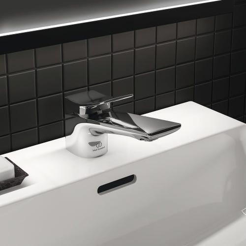 Immagine di Ideal Standard CONCA miscelatore monocomando lavabo, senza scarico, finitura cromo BC754AA