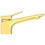 Immagine di Ideal Standard CONCA miscelatore monocomando lavabo, senza scarico, finitura brushed gold BC754A2