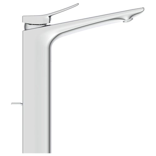 Immagine di Ideal Standard CONCA miscelatore monocomando da appoggio su piano per lavabo, con scarico, finitura cromo BC757AA