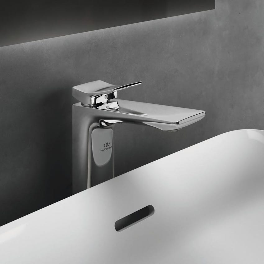 IDEAL STANDARD CONCA MISCELATORE LAVABO MONOCOMANDO DA APPOGGIO SU