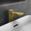 Immagine di Ideal Standard CONCA miscelatore monocomando da appoggio su piano per lavabo, con scarico, finitura brushed gold BC757A2