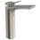 Immagine di Ideal Standard CONCA miscelatore monocomando da appoggio su piano per lavabo, con scarico, finitura silver storm BC757GN