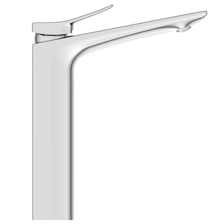 Ideal Standard BC758AA CONCA miscelatore monocomando da appoggio su piano  per lavabo, senza scarico, finitura cromo