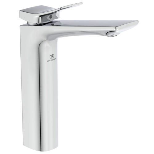 Immagine di Ideal Standard CONCA miscelatore monocomando da appoggio su piano per lavabo, senza scarico, finitura cromo BC758AA