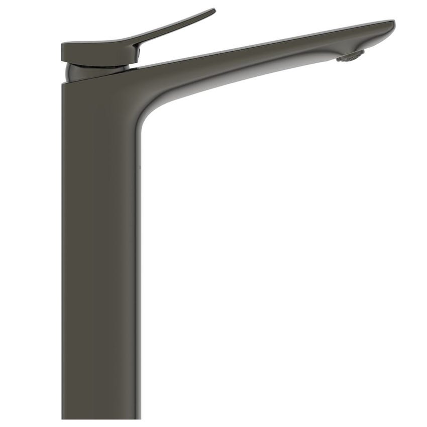 Immagine di Ideal Standard CONCA miscelatore monocomando da appoggio su piano per lavabo, senza scarico, finitura magnetic grey BC758A5