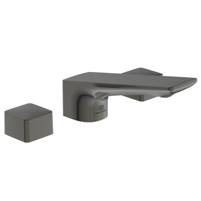 Immagine di Ideal Standard CONCA miscelatore a 3 fori per lavabo, con scarico, finitura magnetic grey BC759A5