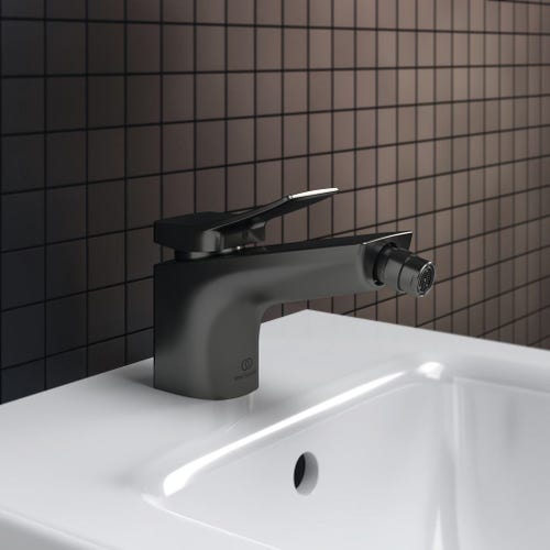 Immagine di Ideal Standard CONCA miscelatore monocomando bidet, con scarico, finitura magnetic grey BC760A5