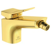 Immagine di Ideal Standard CONCA miscelatore monocomando bidet, con scarico, finitura brushed gold BC760A2