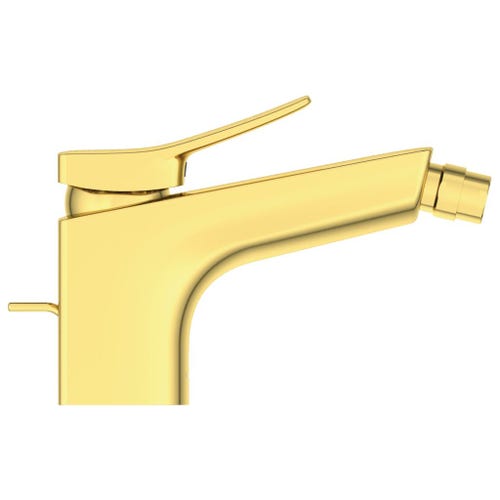 Immagine di Ideal Standard CONCA miscelatore monocomando bidet, con scarico, finitura brushed gold BC760A2