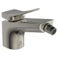 Immagine di Ideal Standard CONCA miscelatore monocomando bidet, con scarico, finitura silver storm BC760GN