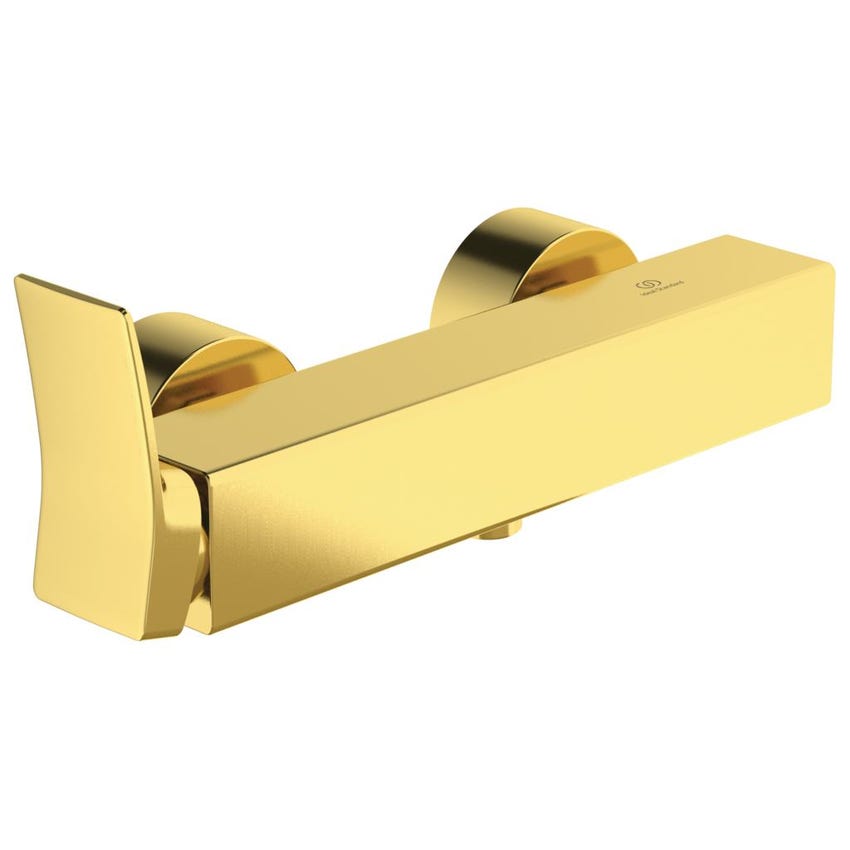Immagine di Ideal Standard CONCA miscelatore monocomando esterno per doccia, finitura brushed gold BC761A2
