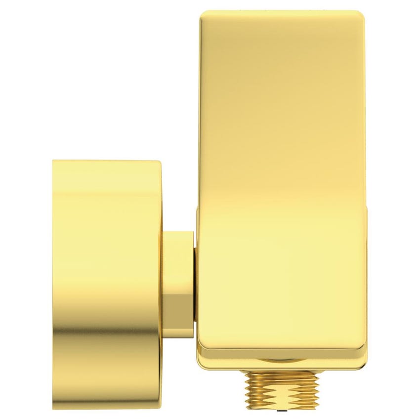 Immagine di Ideal Standard CONCA miscelatore monocomando esterno per doccia, finitura brushed gold BC761A2