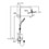 Immagine di Ideal Standard IDEALRAIN DUO colonna doccia, senza miscelatore, con deviatore a due vie, doccetta Ø 10 cm, soffione Ø 20 cm, finitura cromo A5691AA