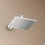 Immagine di Ideal Standard IDEALRAIN CUBE soffione doccia quadrato 20 cm, effetto pioggia, ultrasottile, finitura cromo B0024AA