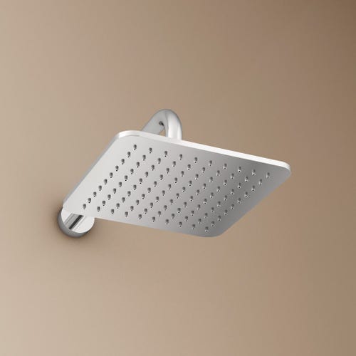 Immagine di Ideal Standard IDEALRAIN CUBE soffione doccia quadrato 20 cm, effetto pioggia, ultrasottile, finitura cromo B0024AA
