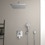 Immagine di Ideal Standard IDEALRAIN CUBE soffione doccia quadrato 30 cm, effetto pioggia, ultrasottile, finitura cromo B0025AA
