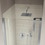 Immagine di Ideal Standard IDEALRAIN CUBE soffione doccia quadrato 30 cm, effetto pioggia, ultrasottile, finitura cromo B0025AA