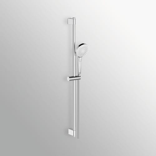 Immagine di Ideal Standard IDEALRAIN EVO asta doccia Round da 90 cm, doccetta Ø 11 cm con sistema anticalcare, finitura cromo B2237AA