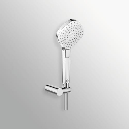 Immagine di Ideal Standard IDEALRAIN EVO minikit doccia Diamond, doccetta L.11 cm, finitura cromo B2240AA